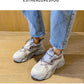 Spring Fashion New Women's Vulcanized Shoes Platform Comfortable Lace-up Round Head Casual Shoes Breathable Mesh Sneakers