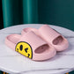 Indoor Slipper Women Sandals Fashion Cartoon Smiling Student Couple Sandals Male