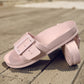 Buckle Slippers Summer Flip-flop Soft Sole Comfortable Sandals Women