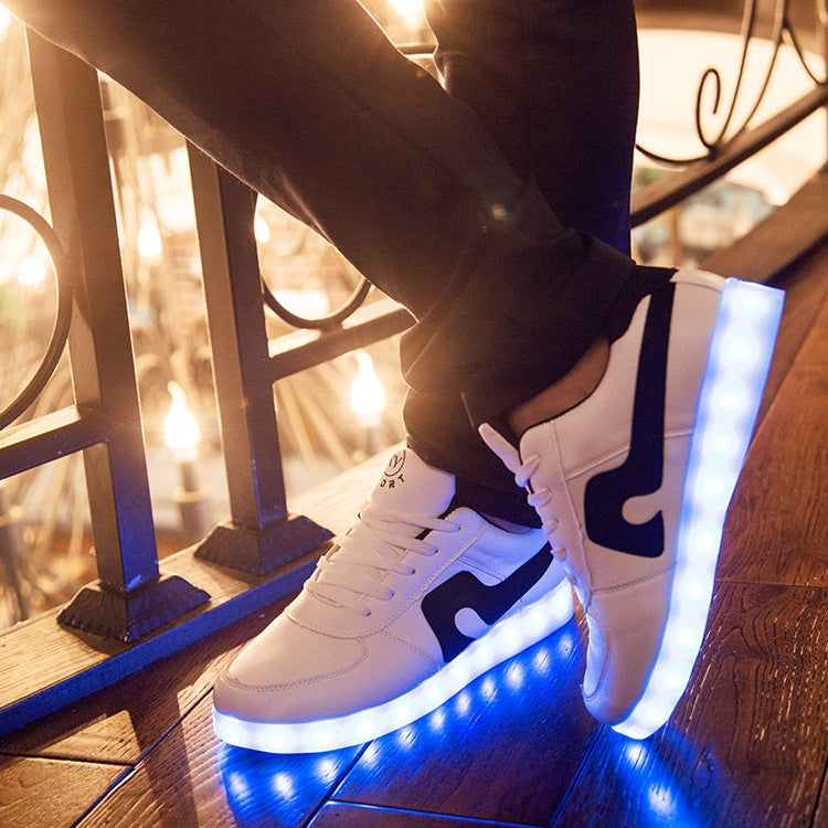 New Men's And Women's Colorful Flashing Shoes