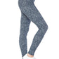 5-inch Long Yoga Style Banded Lined Multi Printed Knit Legging With High Waist