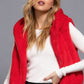 Faux Fur Hooded Vest Women's