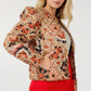 Zip Up Multi-print Jacket