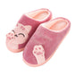 Tong Lucky Cat Slippers Winter Home Cotton