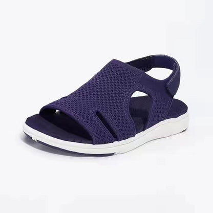 Breathable Stretch Fly Woven Comfortable Velcro Casual Sandals