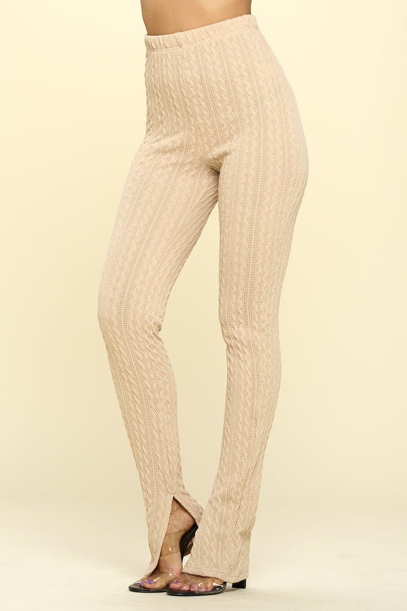 Knit High Rise Leggings - SIUM