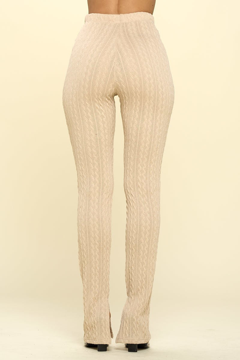 Knit High Rise Leggings - SIUM