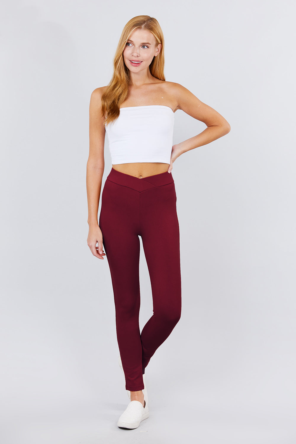 Mid-rise Ponte Pants - SIUM